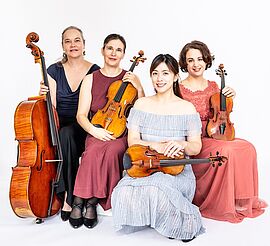 Tsurina-Quartett (Susanne Raßbach, Kathrin Körber, Tsung-Chih Lee, Irene Zwiener) | Foto: MDR/Adam Markowski