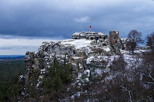 Burg und Festung Regenstein im Winter | Foto: Marko Sandro Schüren