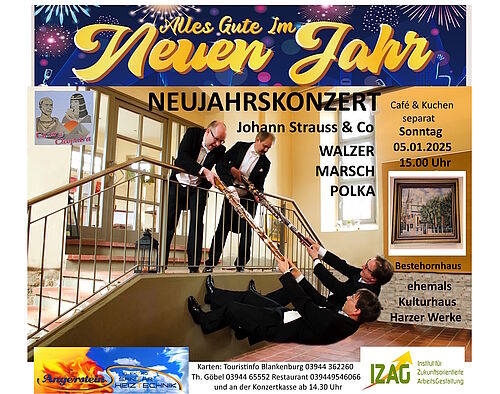 Plakat Neujahrskonzert | Bild: Thomas Göbel