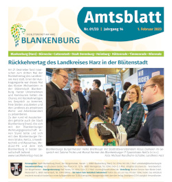 Titelbild Amtsblatt 01/23